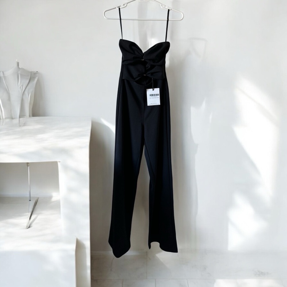 Strapless Jumpsuit in Black - Picture 7 of 7